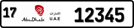 Abu Dhabi 17 12345